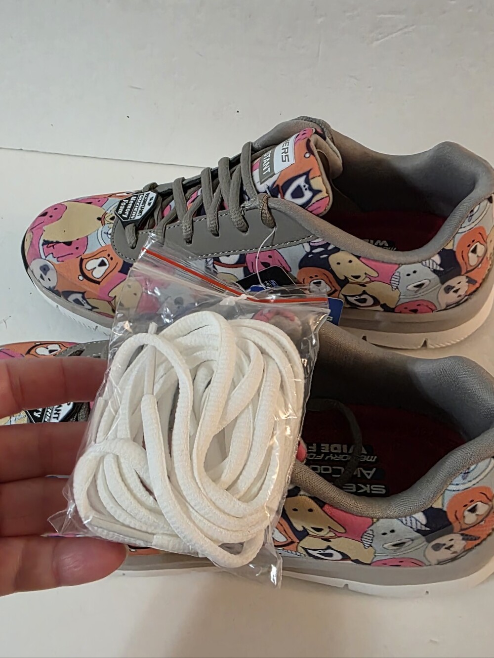 Sketchers Womans Work Comfort Flex Waggey Sneakers Size 10 NWT - Picture 7 of 11
